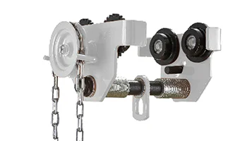 Geared motor trolley